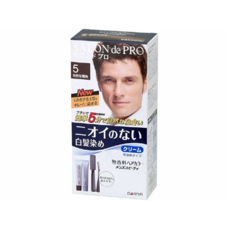 Salon de Pro Fragrance-Free Hair Color Men's Speedy (for gray hair) 5 <Natural brown>