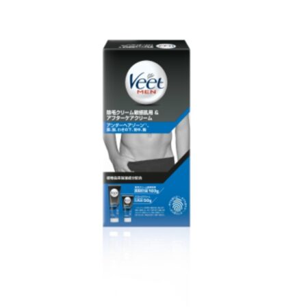 Veet Men Hair Removal Cream for Sensitive Skin & Aftercare Cream