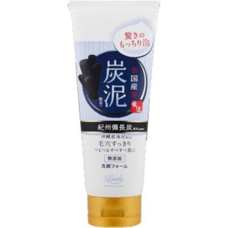 Rossi Moist Aid Japanese Whipped Face Wash S (with charcoal mud) x 48 pieces