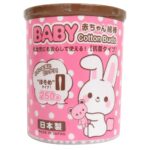 Sanyo Usa Baby Cotton Swabs, Thin, 250 Pieces