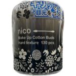 nico hard makeup cotton buds 130 pieces