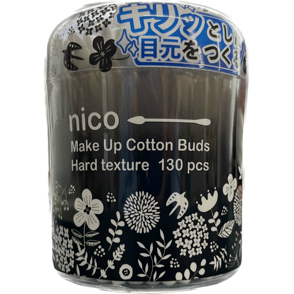 nico hard makeup cotton buds 130 pieces
