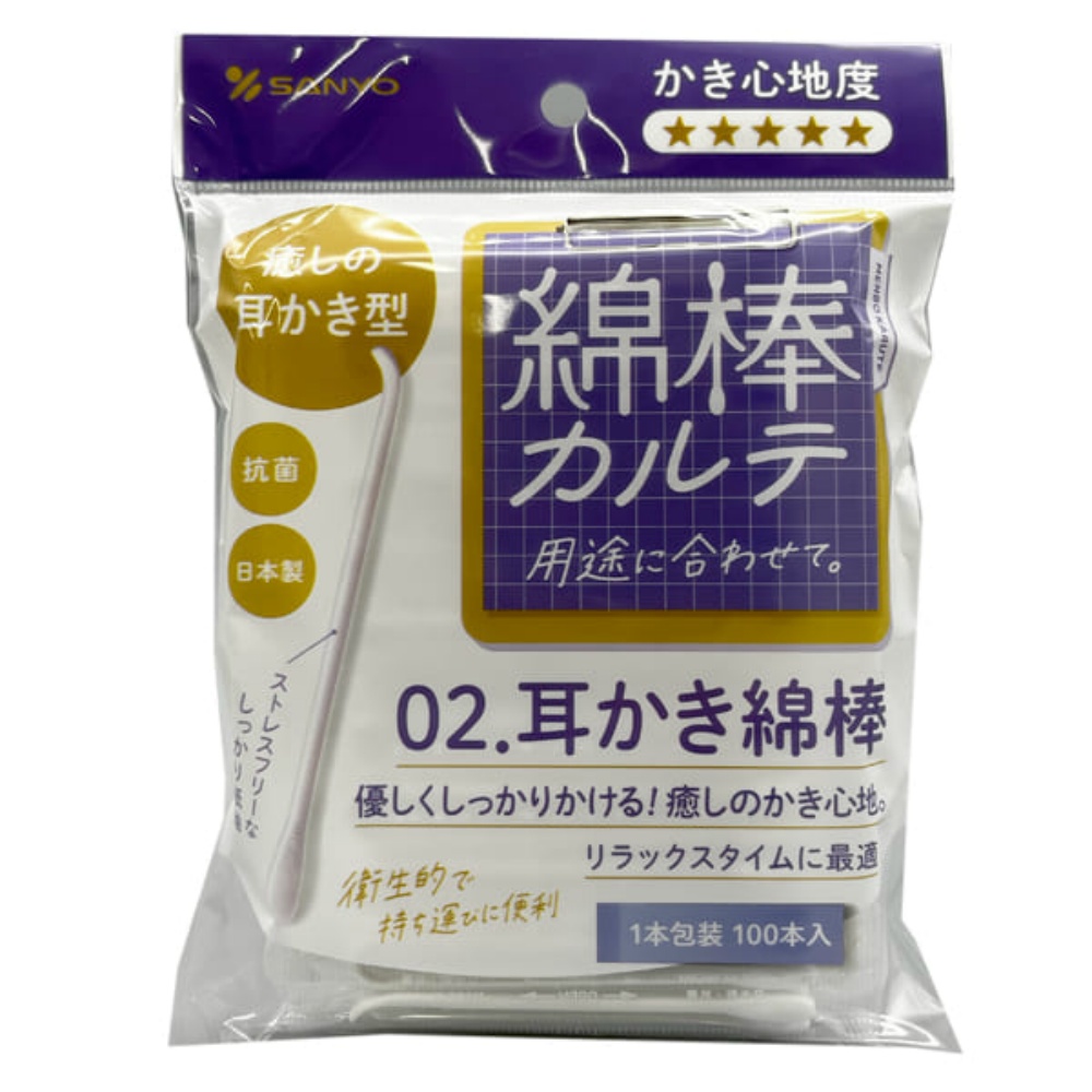 Cotton bud chart 02 Earpick cotton bud