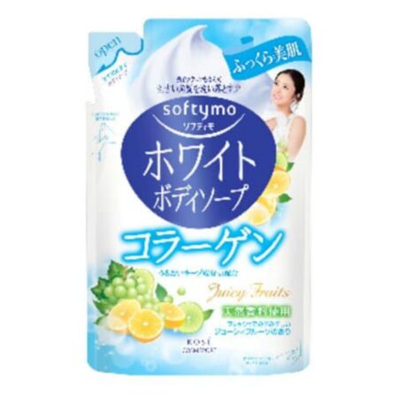 Softymo White Body Soap Collagen Refill 420ML