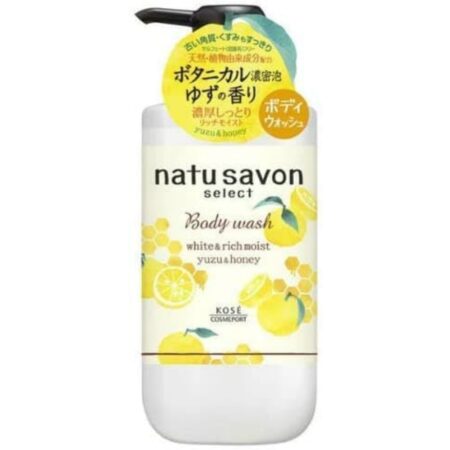 Softymo Natu Savon Select White Body Wash Rich Moist Yuzu & Honey