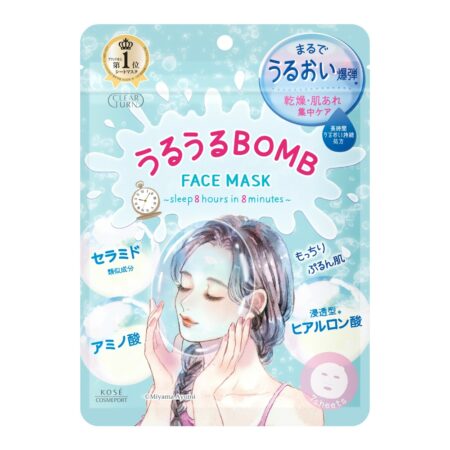 Clear Turn Uruuru BOMB Mask