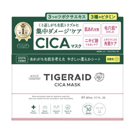 Clear Turn Tiger Raid CICA Repair Mask 30 pieces