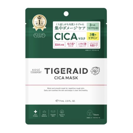 Clear Turn Tiger Raid CICA Repair Mask 7 pieces