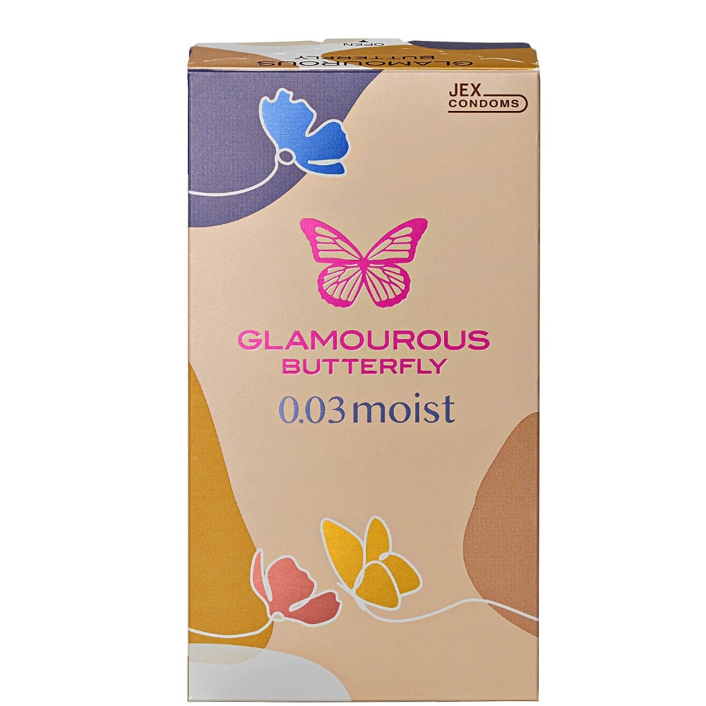 JEX Condom Glamorous Butterfly 0.03 Moist