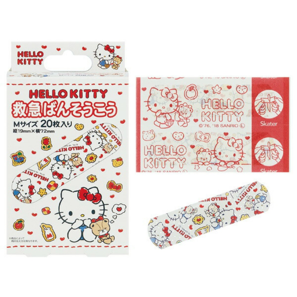 First aid bandage Hello Kitty cookie QQB1