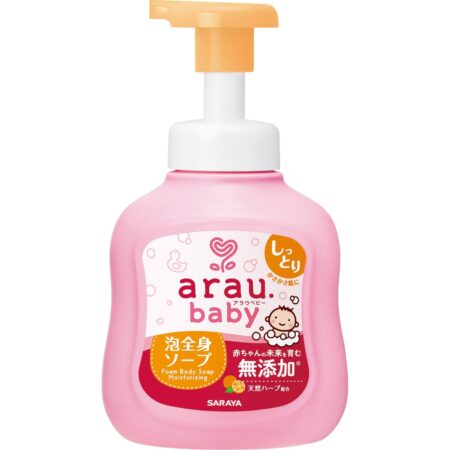 Arau ХүүхдийнFoaming Body Soap, Moisturizing, 450mL
