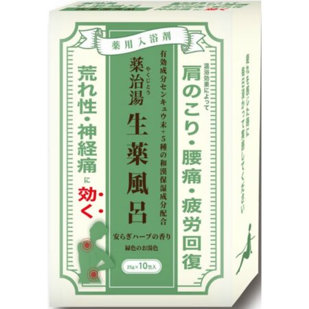 Yakujito Herbal Bath, Relaxing Herbal Scent, 25g x 10 sachets