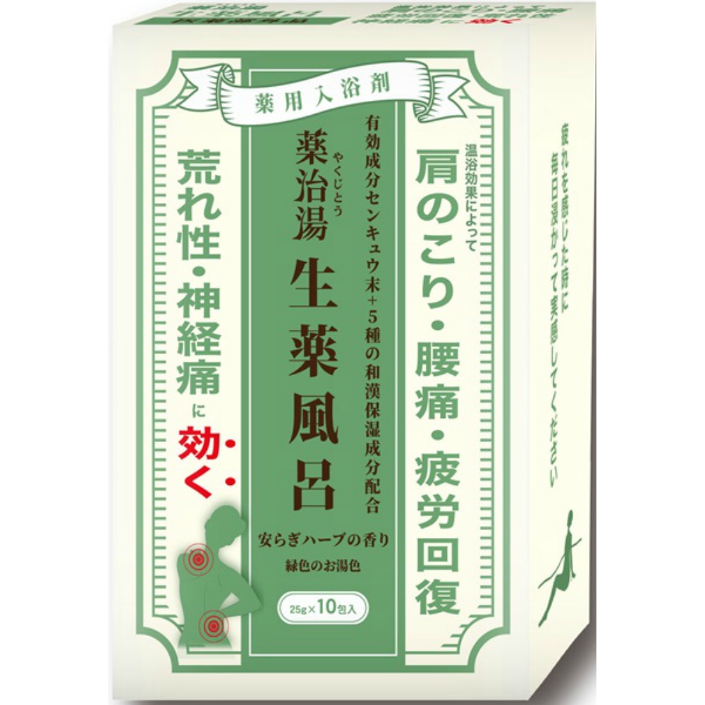 Yakujito Herbal Bath, Relaxing Herbal Scent, 25g x 10 sachets