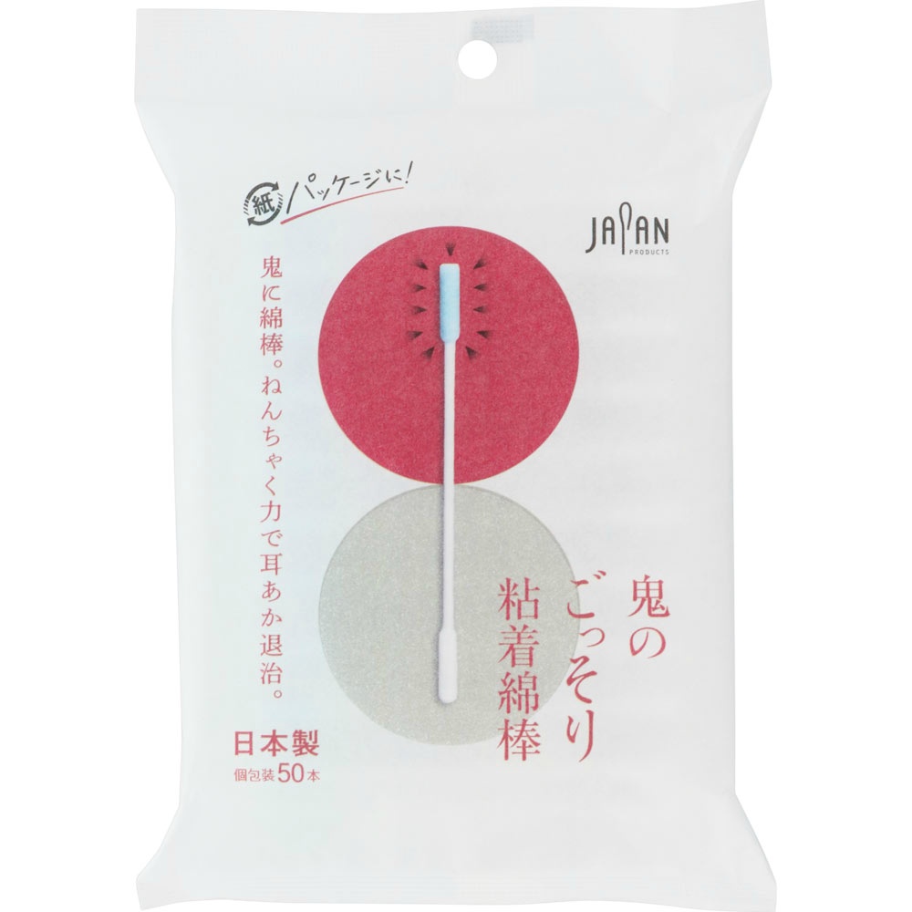 Oni no Gossori Adhesive Cotton Swabs (50 pcs/bag)