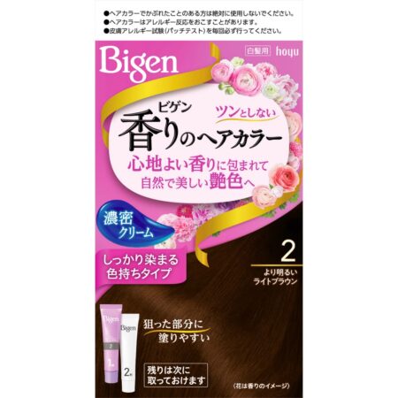 Bigen Fragrance Hair Color Cream 2 Lighter Brown