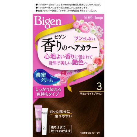 Bigen Fragrance Hair Color Cream 3 Light Brown
