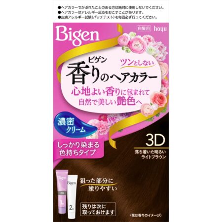 Bigen Fragrance Hair Color Cream 3D Calm Light Brown