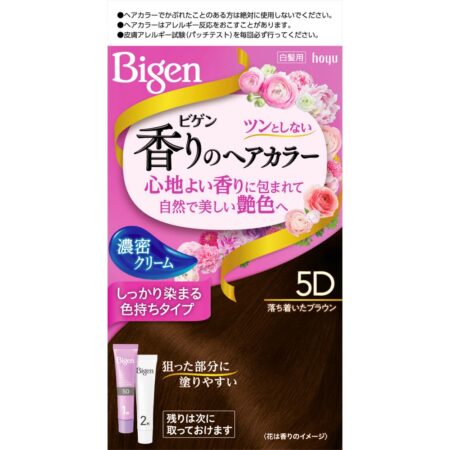 Bigen Fragrant Hair Color Cream 5D Calm Brown