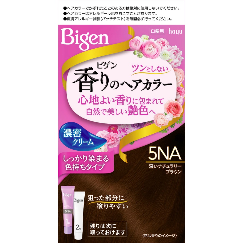 Bigen Fragrant Hair Color Cream 5NA Deep Naturally Brown
