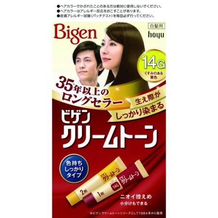 Bigen Cream Tone 1 Dull chestnut color
