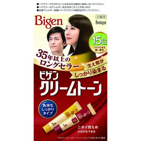 Bigen Cream Tone 15G - Dull dark chestnut color