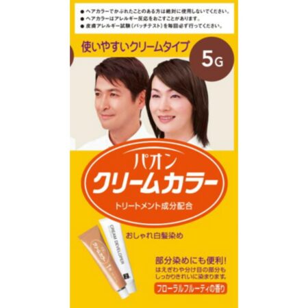 Paon Cream Color 5G Natural Chestnut Brown