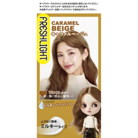 Fresh Light Milky Hair Color Caramel Beige