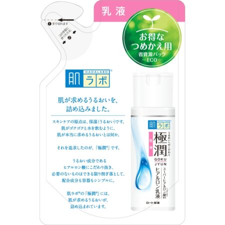 Hada Labo Gokujyun Hyaluronic Emulsion Refill 140ml