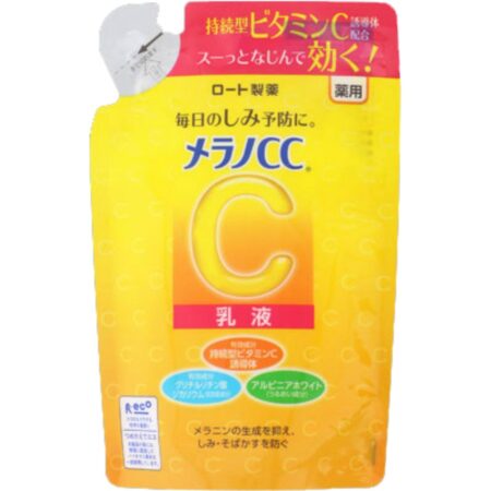 Melano CC medicated whitening lotion for dark spots, refill 120mL